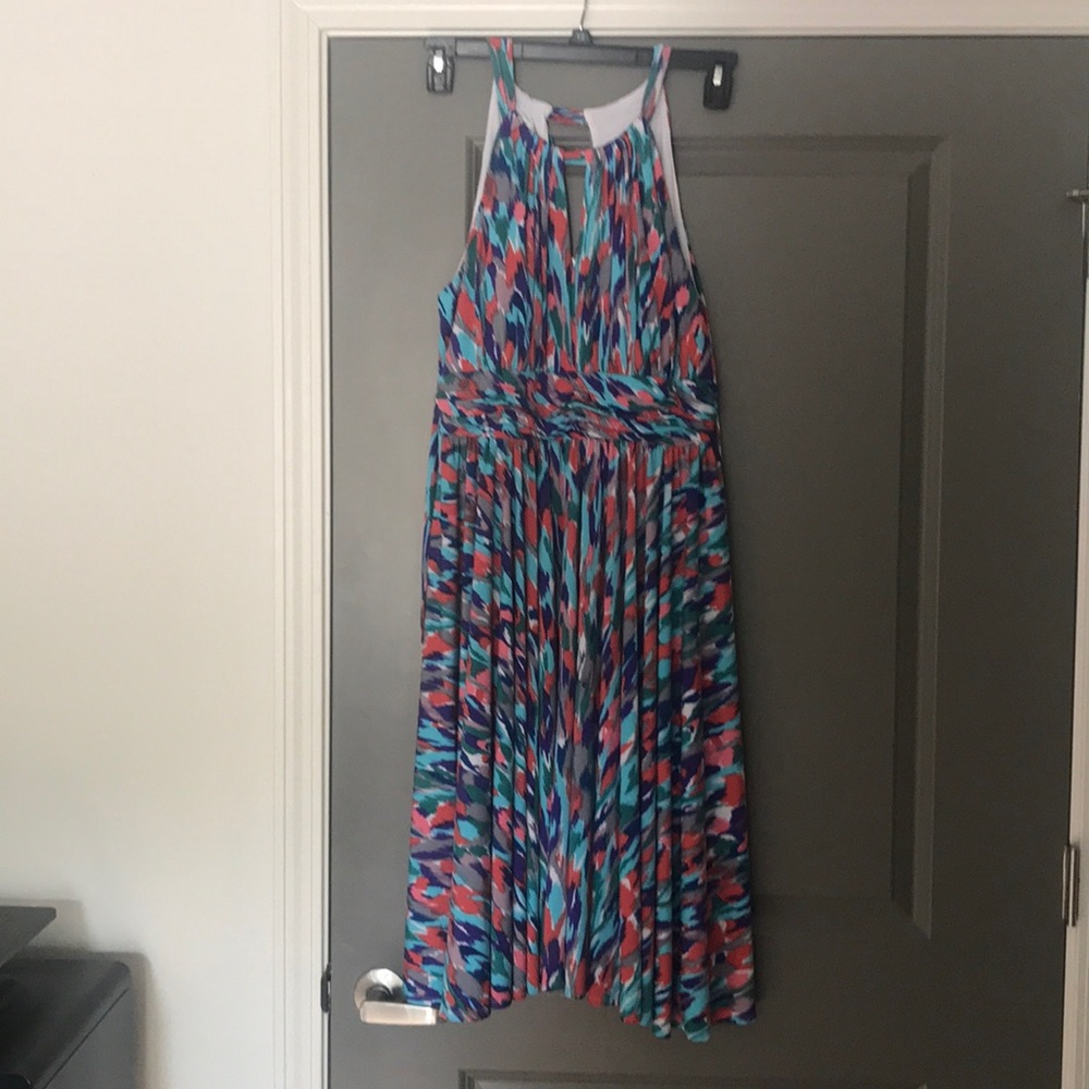 Multicolored Poly Spandex Sundress